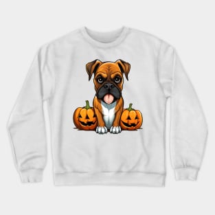 Halloween Boxer Dog #2 Crewneck Sweatshirt